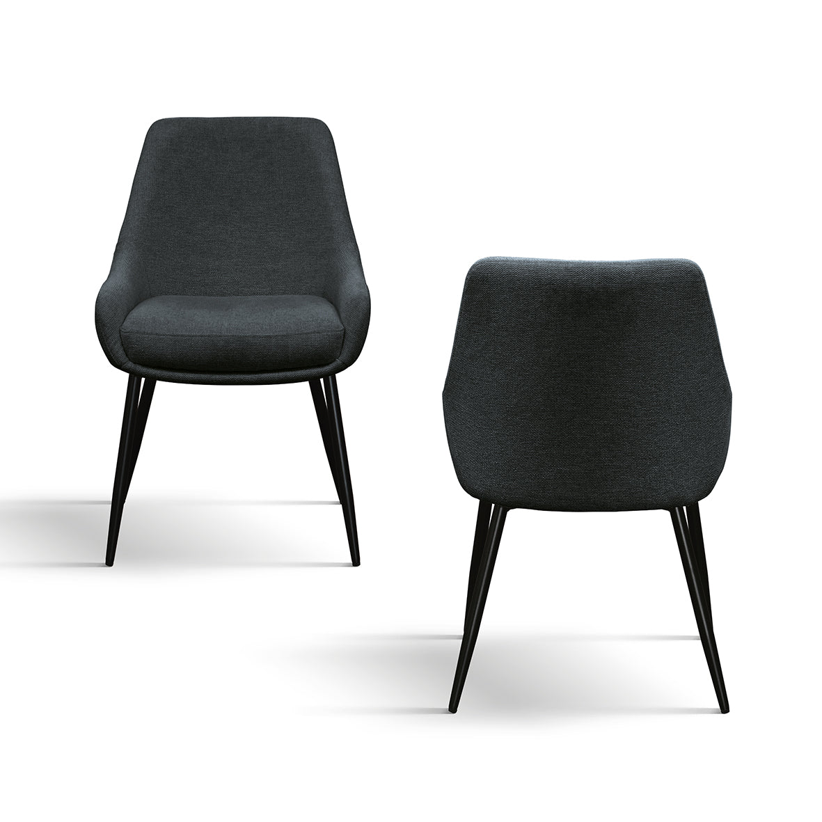 Sedia Mira - Antracite - 2