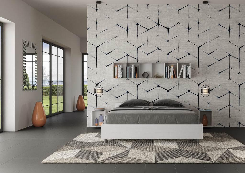 Letto Nuamo Contenitore Doppia Alzata Bianco Frassino frontale