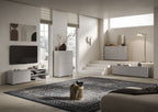 Credenza Alta Lumina 4 Ante - Cashmere