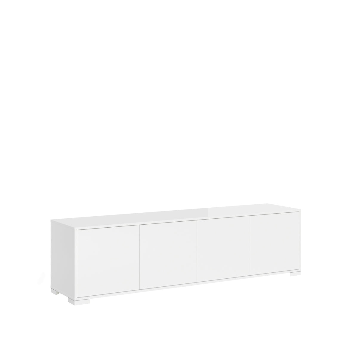 Porta TV Lumina 4 Ante - Bianco Lucido