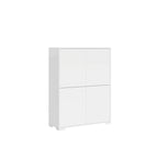 Credenza Alta Lumina 4 Ante - Bianco Lucido