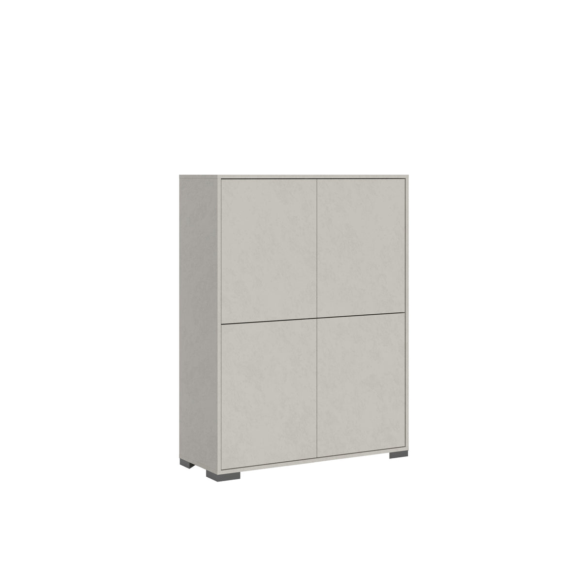 Credenza Alta Lumina 4 Ante - Cashmere