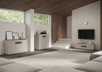 Credenza Alta Riflesso 2 Ante - Cashmere