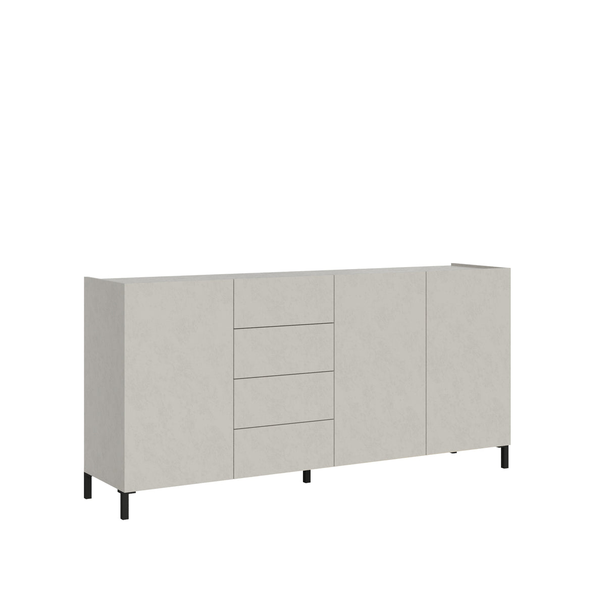 Madia Solaria 3 Ante e 4 Cassetti - Cashmere