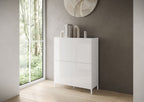 Credenza Alta Solaria 4 Ante - Bianco Lucido