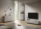 Credenza Alta Solaria 4 Ante - Cashmere