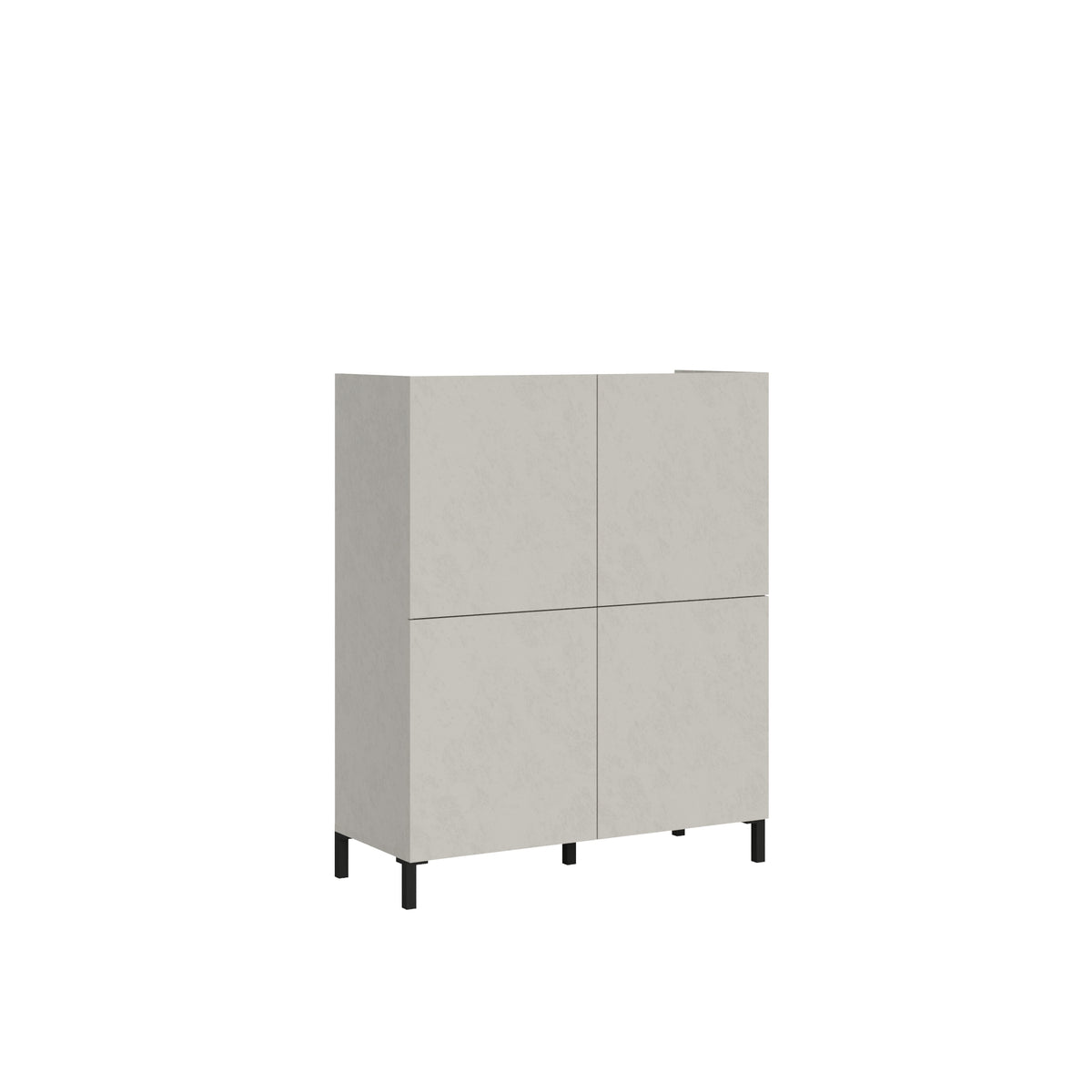 Credenza Alta Solaria 4 Ante - Cashmere