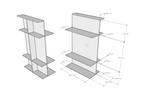 Porta TV Loki A - Antracite Spatolato