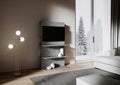 Porta TV Loki B - Antracite Spatolato