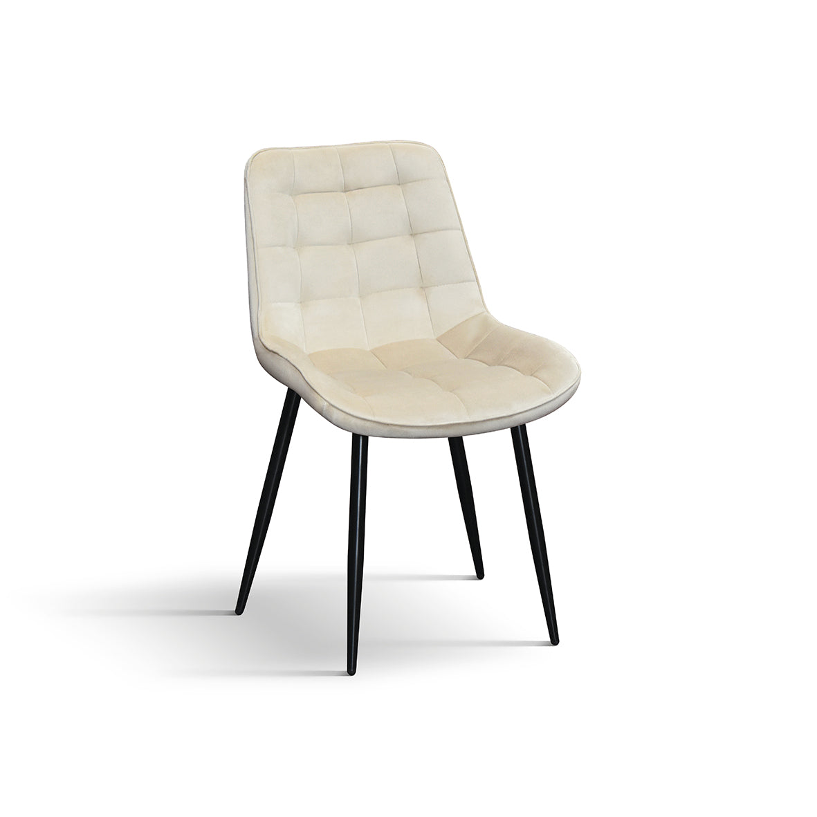 Sedia Velvet Beige - dettaglio velluto