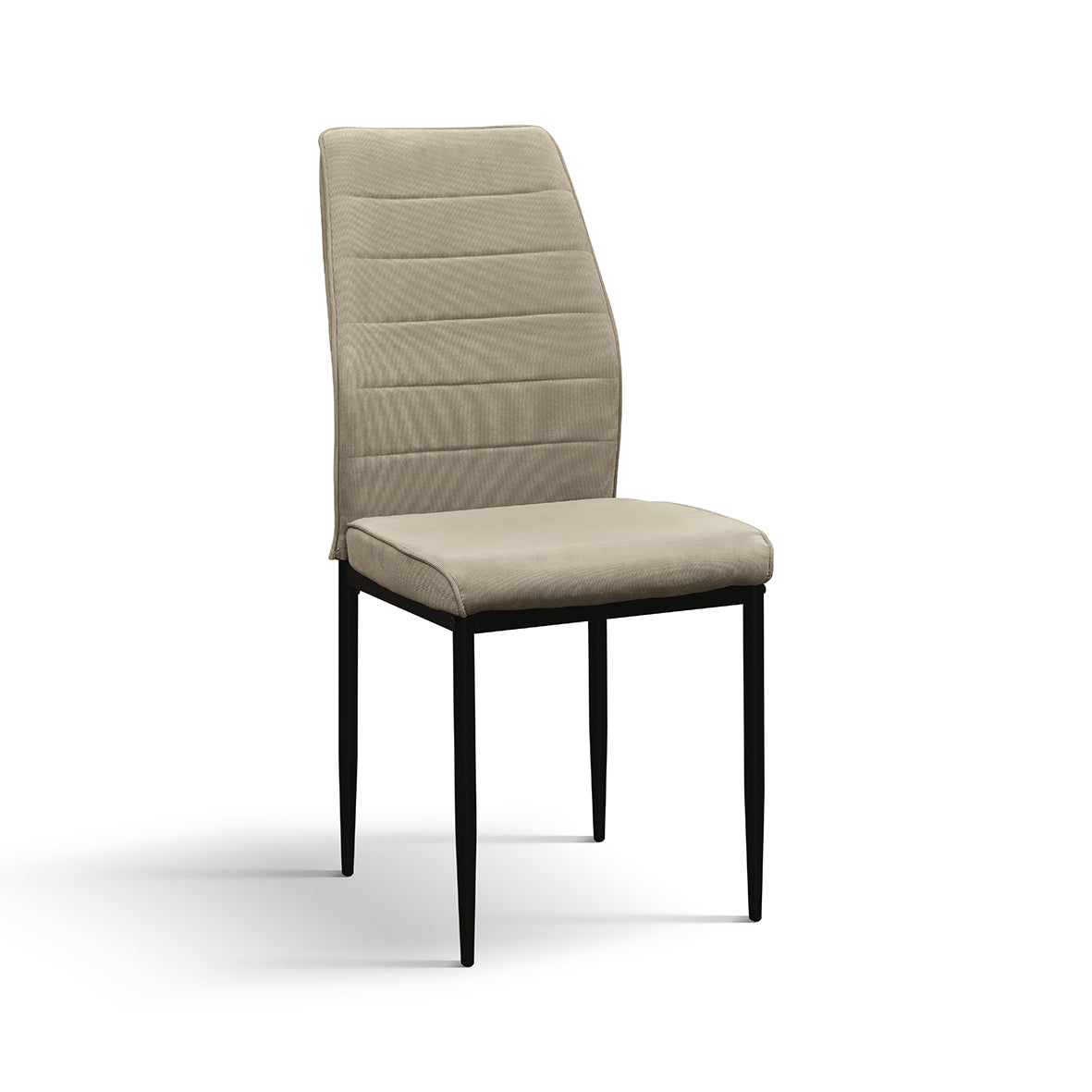 Sedia Iris Beige - vista laterale