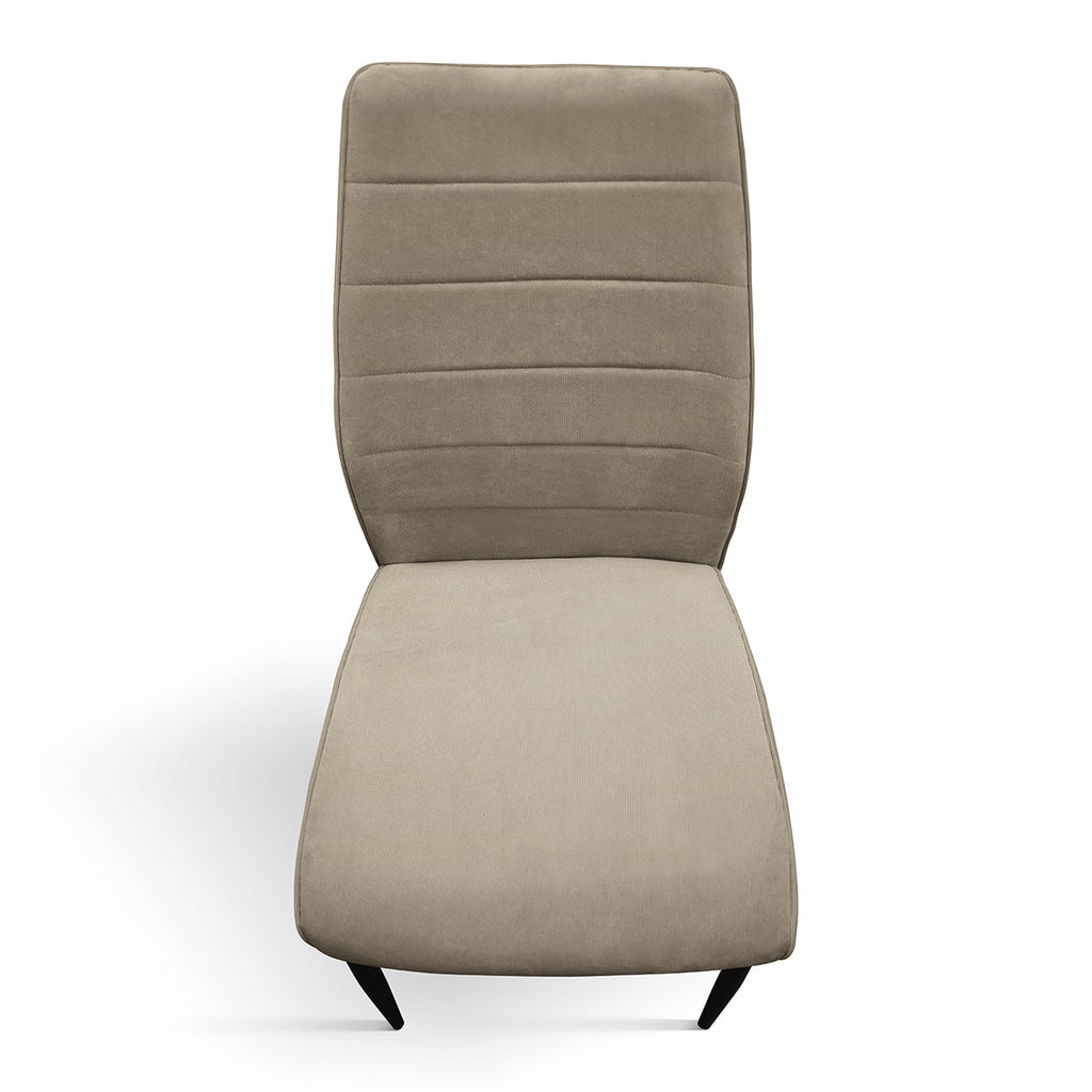 Sedia Iris Beige - vista frontale
