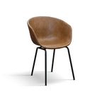 Poltroncina Cuneo Cammello - dettaglio ecopelle