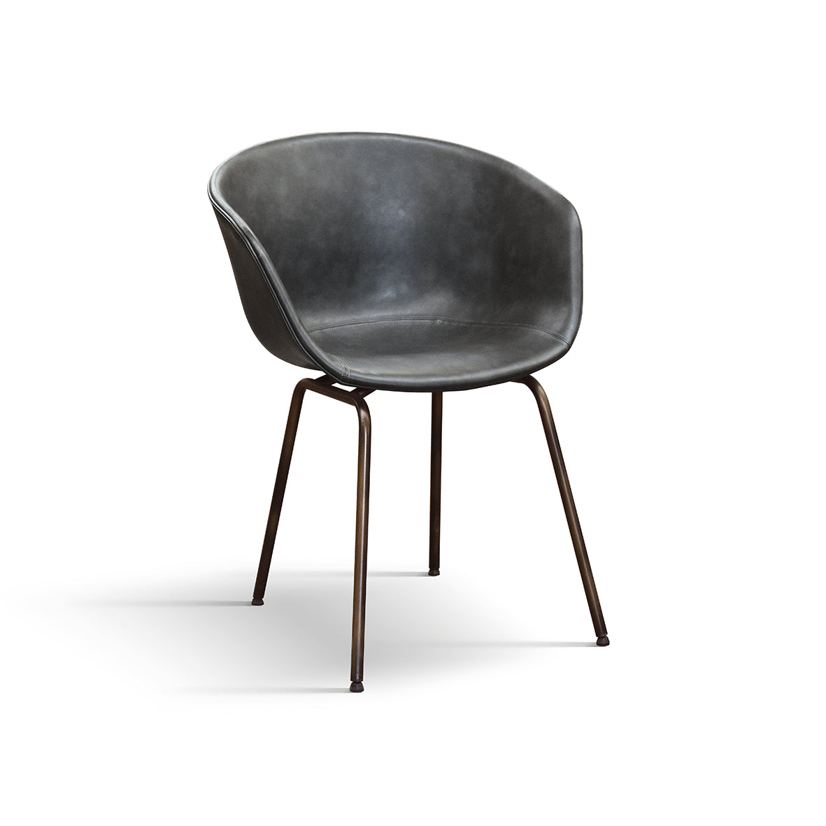 Poltroncina Cuneo Antracite - dettaglio ecopelle