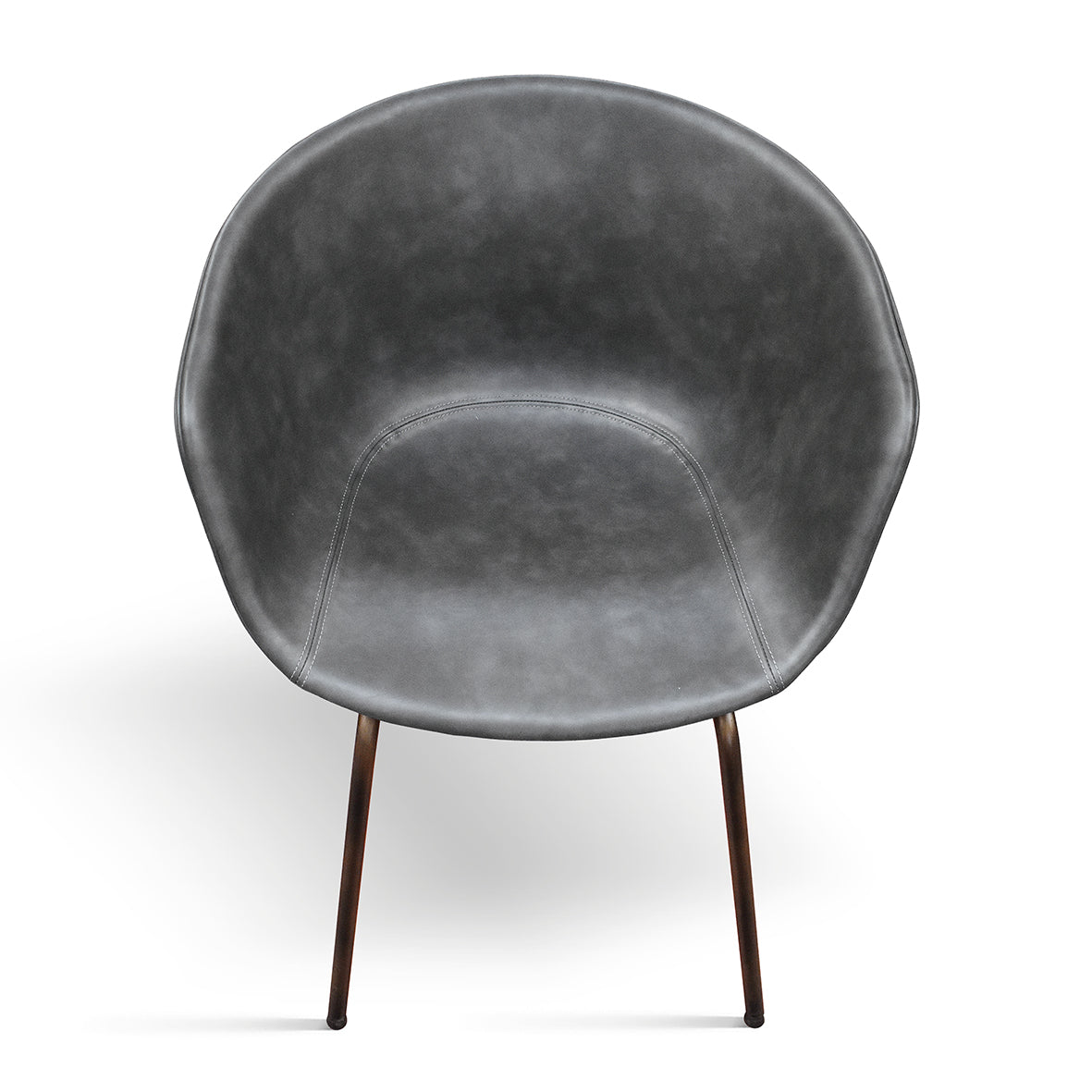 Poltroncina Cuneo Antracite - vista laterale
