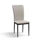 Sedia Ester Beige - vista laterale