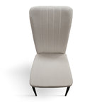 Sedia Ester Beige - vista frontale
