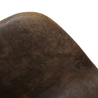 Sedia Camoscio Castagna - dettaglio ecopelle scamosciata