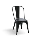 Sedia Vela Nero - vista frontale