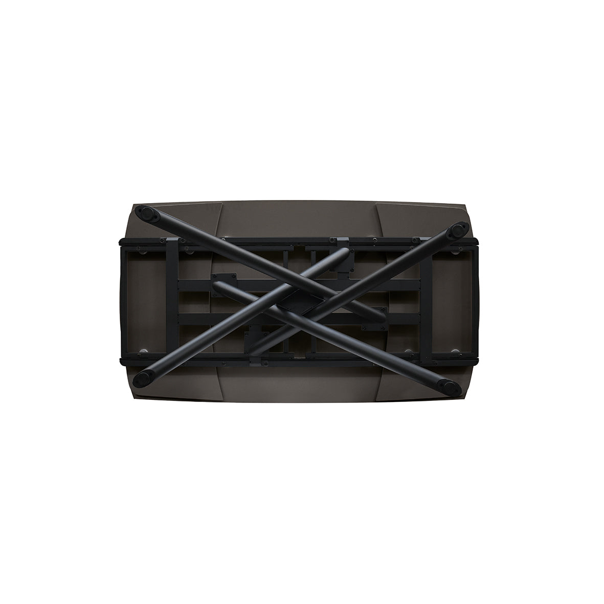 Vesper Extendable Table – Black Ceramic and Black Metal