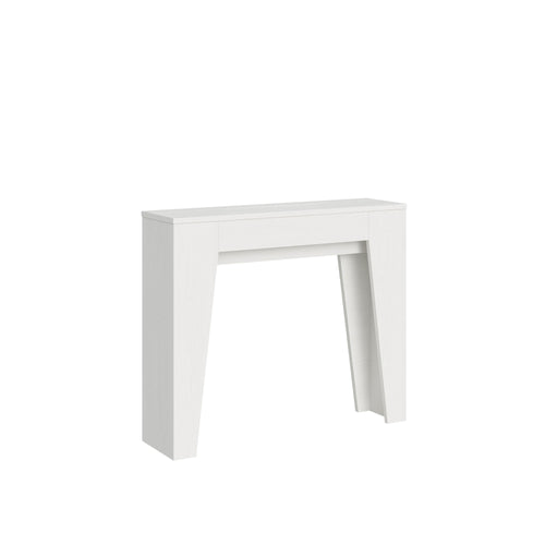 Consolle Allungabile Narrow 90×25/181 cm - Bianco Frassino