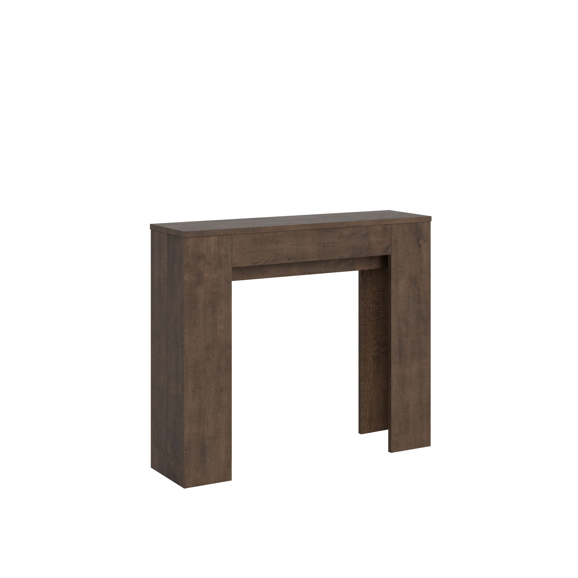 Consolle Allungabile Slick 90×25/181 cm - Noce
