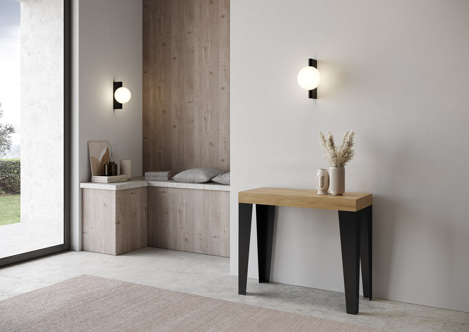 Consolle Flame Quercia Natura