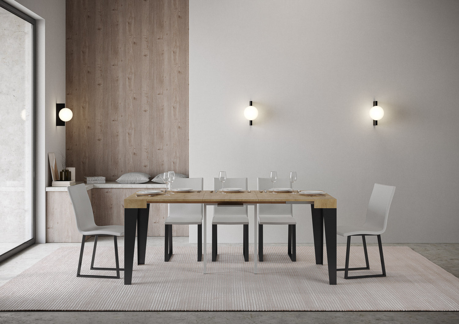 Consolle Flame Quercia Natura