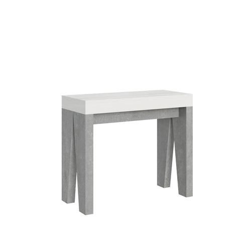 Naxy Mix piano Bianco Frassino gambe Cemento