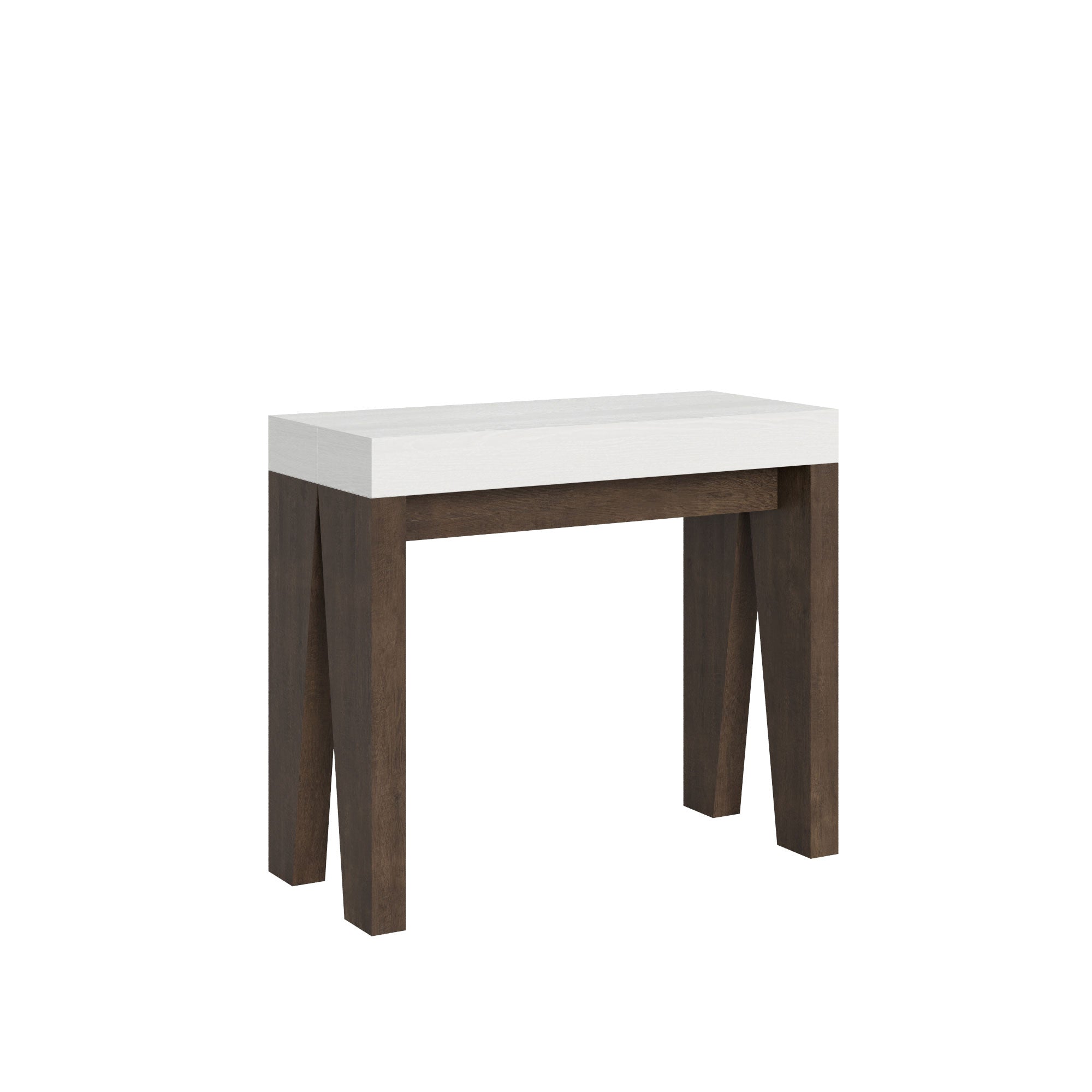 Naxy Mix piano Bianco Frassino gambe Noce
