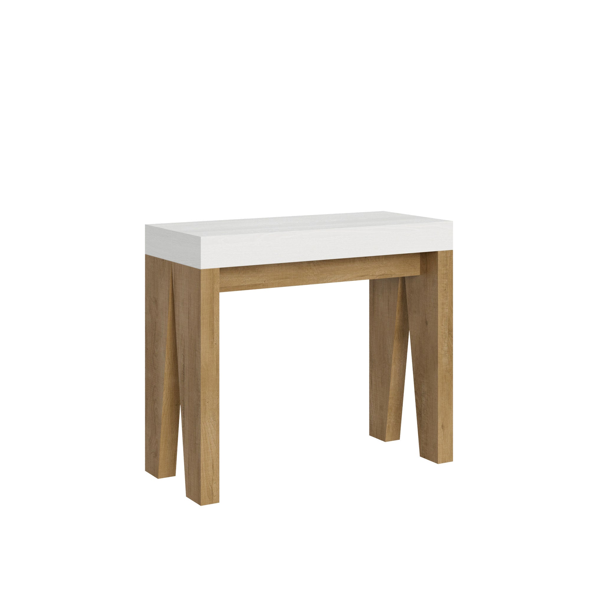 Naxy Mix piano Bianco Frassino gambe Quercia Natura