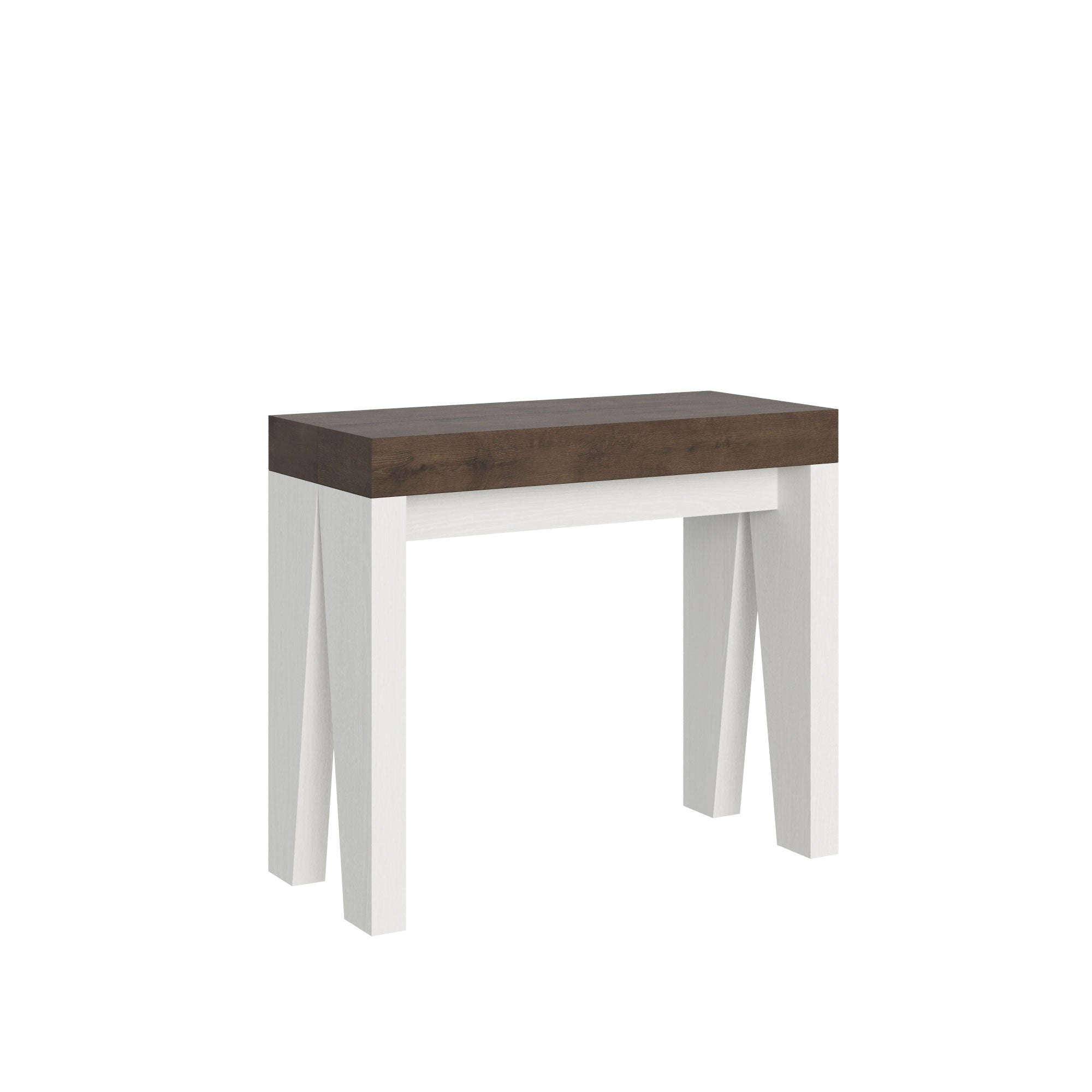 Naxy Mix piano Noce gambe Bianco Frassino