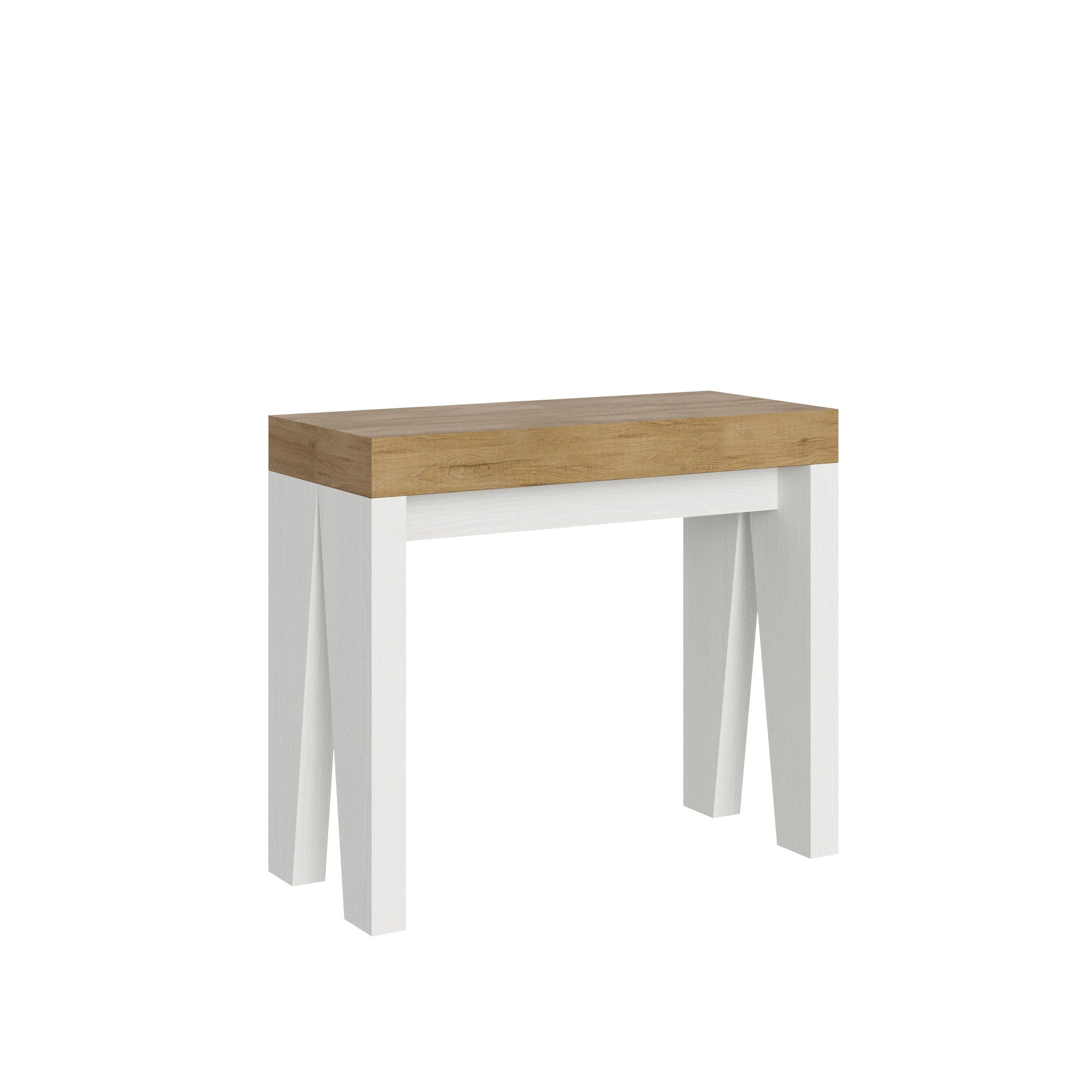 Naxy Mix piano Quercia Natura gambe Bianco Frassino