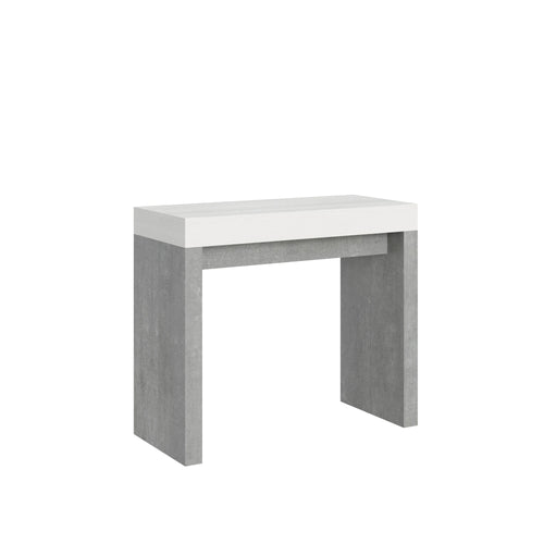 Roxell Mix piano Bianco Frassino gambe Cemento