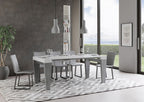 Spimbo Mix piano Bianco Frassino gambe Cemento