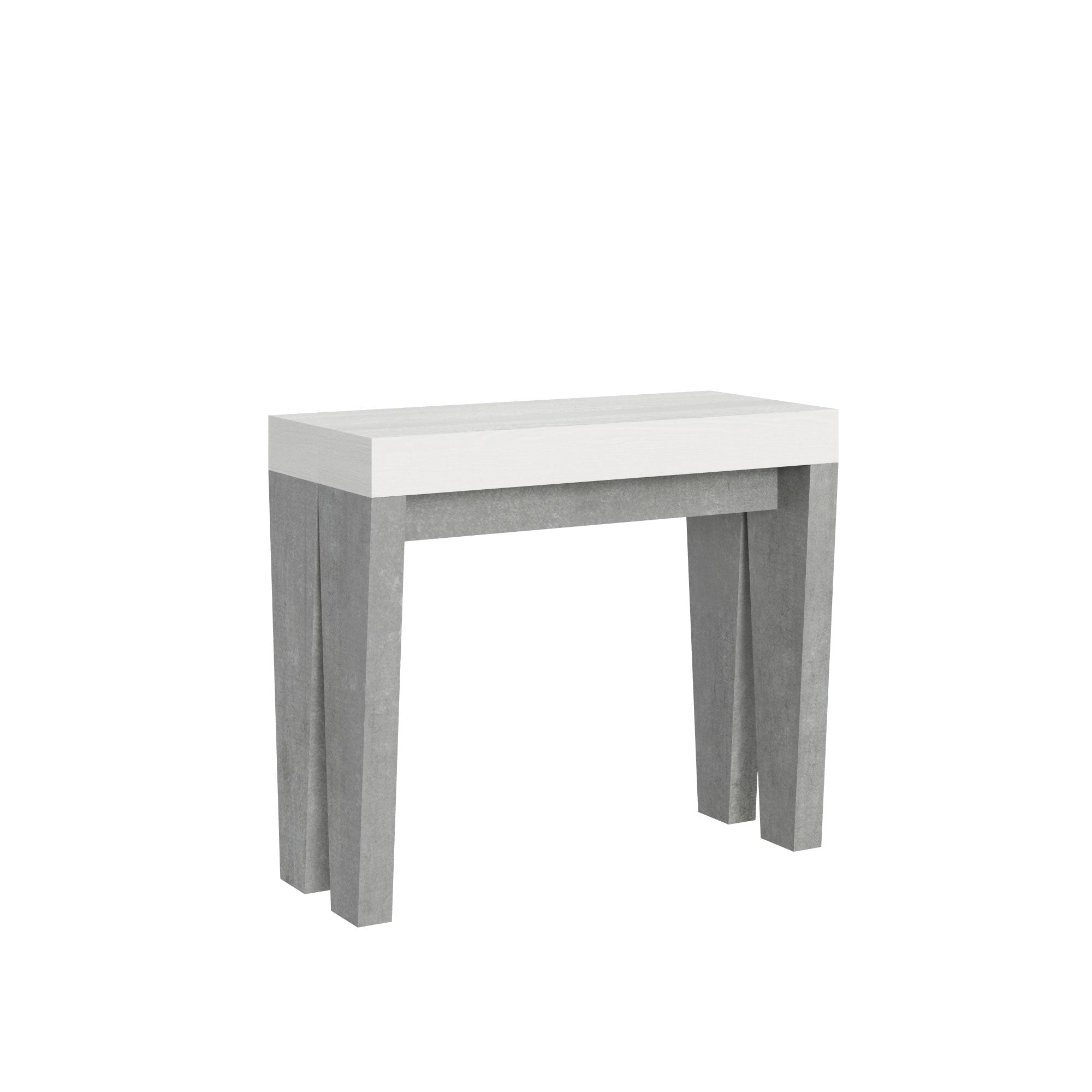 Spimbo Mix piano Bianco Frassino gambe Cemento