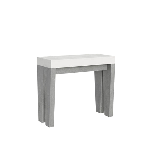 Spimbo Mix piano Bianco Frassino gambe Cemento