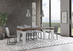 Spimbo Mix piano Noce gambe Bianco Frassino