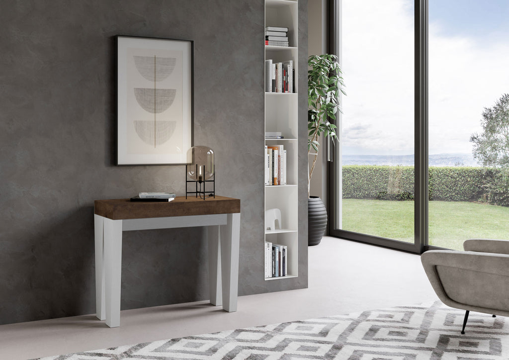 Spimbo Mix piano Noce gambe Bianco Frassino