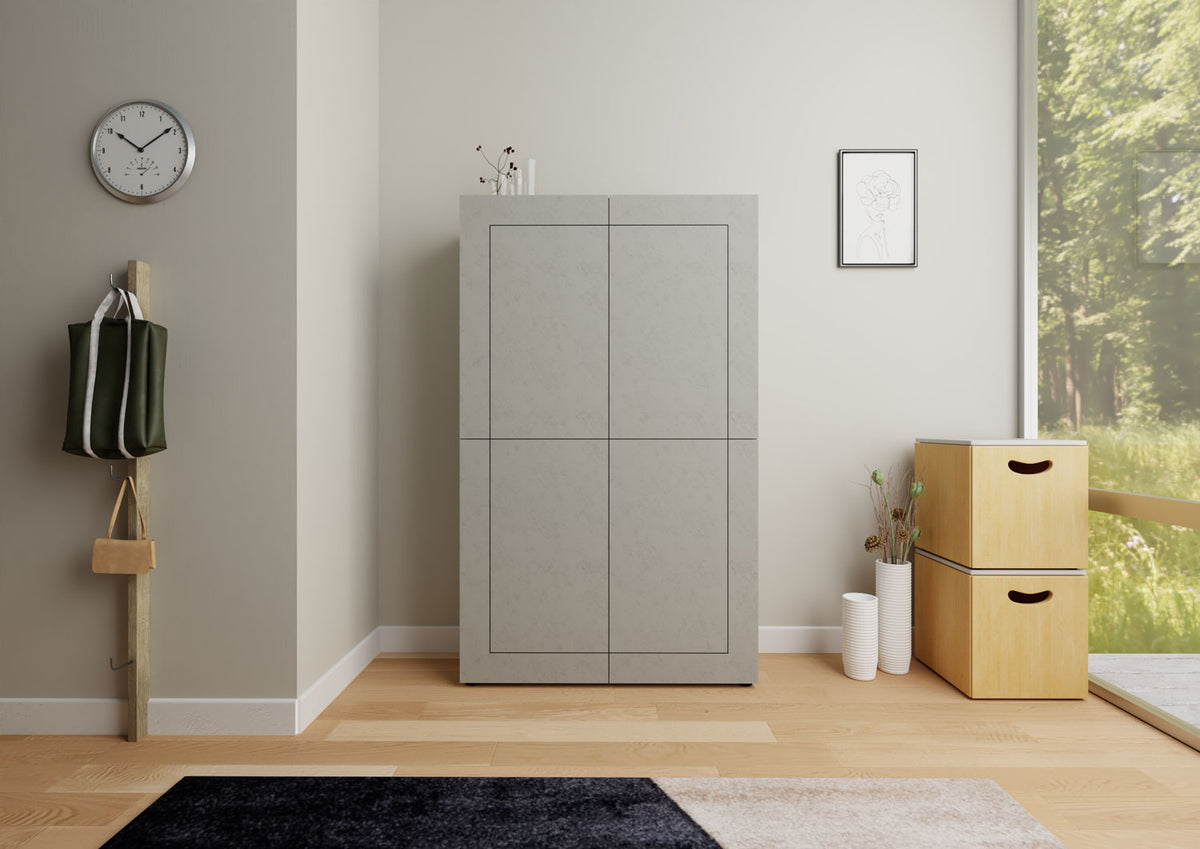Credenza Alta Elios 4 Ante - Cashmere