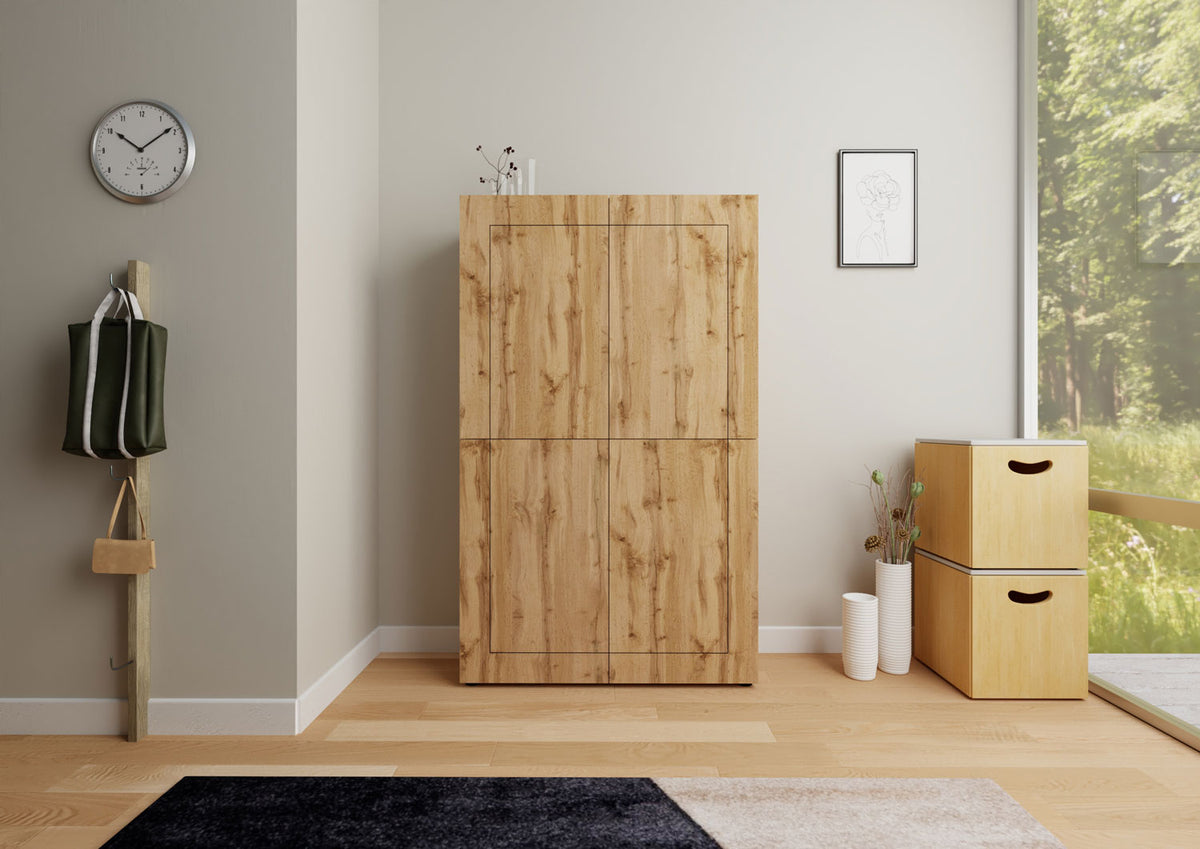Credenza Alta Elios 4 Ante - Quercia Natura