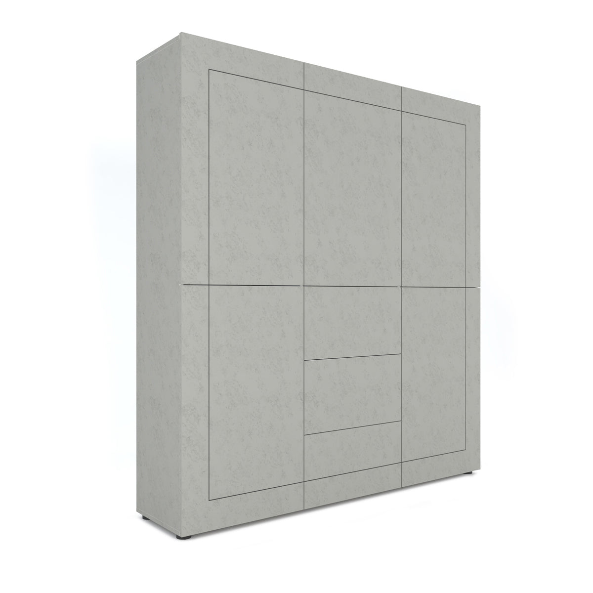 Credenza Alta Elios 5 Ante e 3 Cassetti - Cashmere