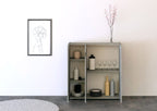 Credenza Alta Riflesso 3 Ante - Cashmere