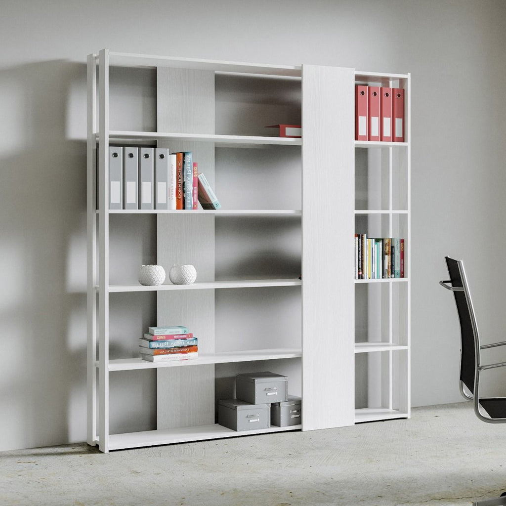 Libreria Kato B - Bianco Frassino