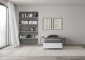 Letto Nuamo Singolo 80 Bianco Frassino