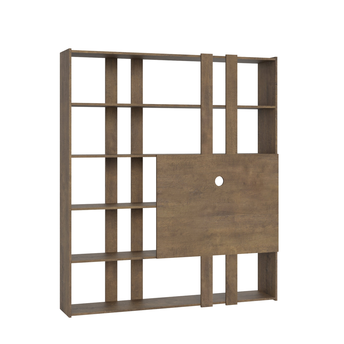 Libreria Porta TV Kato H - Noce