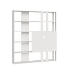 Libreria Porta TV Kato M - Bianco Frassino