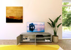 Porta TV Lumina 2 Ante e Vano a Giorno - Cashmere