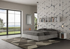 Letto Nuamo Matrimoniale 160 Cemento laterale