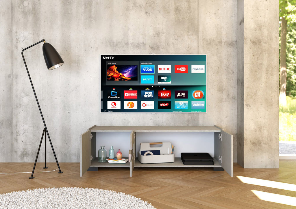 Porta TV Riflesso 3 Ante - Cashmere